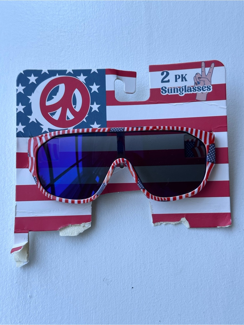 NEW Moon Cake Patriotic American Flag Sunglasses